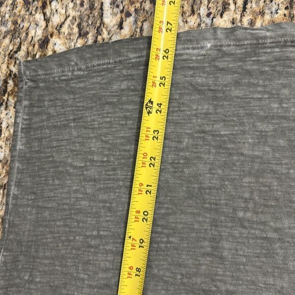 Chico’s Green Cotton Textured Trim Short Sleeve T-shirt Size XL - Picture 8 of 8